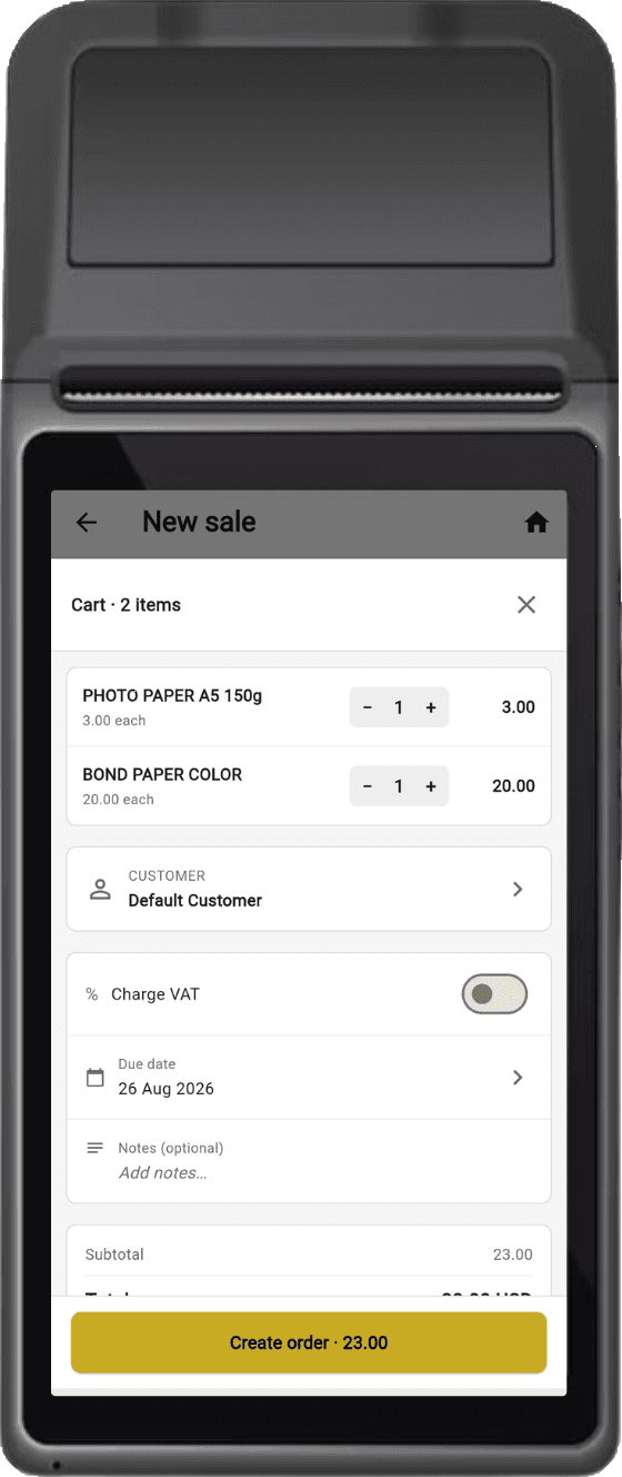Velocity Business — POS terminals, invoices, subscriptions, wallets and inventory in one place